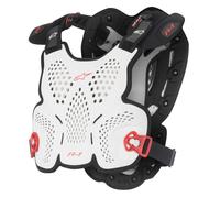 Alpinestars A-1 Chest Protector 2016, white/black, size M/L