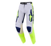 Alpinestars 2026 Racer Air Riway Motocross Pants Light Grey Yellow Flo Blue
