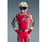 Alpinestars Racer Portl Motocross Jersey, grey-red, size M for Men