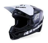 Alpinestars 2026 SM3 Radium Motocross Helmet Black White Grey