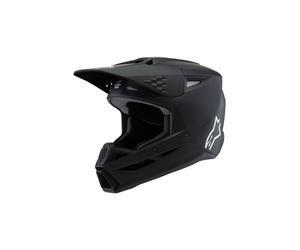 Alpinestars 2026 SM3 Solid Youth Motocross Helmet Black Matt MX Kids Junior