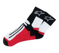 Alpinestars (2026) Socks - Road Racing, Short (Black/Red)