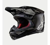 Alpinestars 2026 Supertech SM10 Fame Black Carbon Motocross Helmet MX Quad