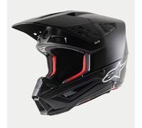 Alpinestars 2026 Supertech SM5 Solid Black Motocross Helmet MX Quad Enduro ATV
