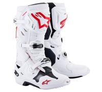 Alpinestars Off-road Boots Tech 10 Supervented – White/Bright Red US 9