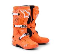 Alpinestars 2026 Tech 10 Supervented MX Boots Orange Flo Black White