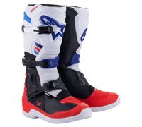 Alpinestars 2026 Tech 3 Motocross Boots White Bright Red Dark Blue Enduro MX