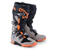Alpinestars 2026 Tech 7 Enduro Boots Black Warm Grey Orange Flo