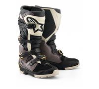 Alpinestars 2026 Tech 7 Enduro Drystar MX Boots Black Dark Grey Gold