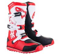 Alpinestars 2026 Tech-T Trials Boots Bright Red Black White