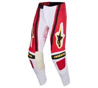 Alpinestars 2026 Techstar Nomur Motocross Pants Light Grey Red Black MX
