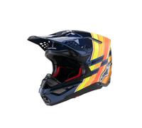 Alpinestars 2026 TLD LImited Edition SM10 Motocross Helmet Dark Blue Orange