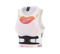 Alpinestars Stella Plasma Ladies Protector Shirt, white/orange, size M
