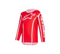 Alpinestars 2026 Youth Fluid Apex Motocross Jersey Red White
