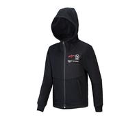Alpinestars 2026 Youth Racer MX Fleece Ride Hoodie Black MX Quad Off Road Enduro