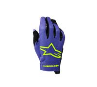 Alpinestars 2026 Youth Radar Motocross Gloves Purple Yellow Flo