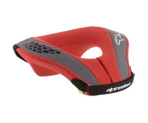 Alpinestars 2026 Youth Sequence Neck Roll Black Red MX Motocross Kids Junior