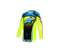 Alpinestars 2026 Youth Supertech Nomur Jersey Dk Navy Yllw Fl Ucla Blue