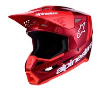 Alpinestars S-M3 Radium Motocross Helmet, red/white, size XS (53/54)
