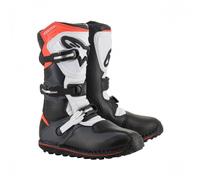 Alpinestars 2027 Tech-T Trials Boots Black Grey Red Fluo