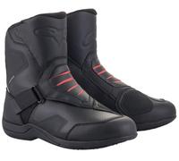 Alpinestars Ridge V2 Waterproof Motorcycle Boots, black-red, size 41 for Men