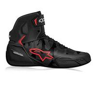 Alpinestars 25102199003-44 Men’s Motorcycle Boot, Black/Gray/Camo/Red/Fluo, 9.5 UK