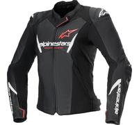 Alpinestars 3113625-1781-44 Stella Faster V3 Womens Leather Jacket 8 Black/Wh