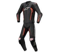 Alpinestars Missile V2 2-Piece Leather Suit Black/Red/Fluo48 Black,Red,Fluo