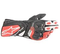Alpinestars SP-8 V3 Motorcycle Gloves, black-white-red, size M for Men