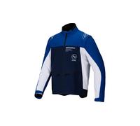 Alpinestars 3700225-7174-L Lite-Dura Softshell Jacket Lg Navy/Blue/White