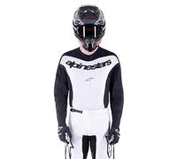 Alpinestars 3762023-12-SM: Fluid Lurv Jersey Black/White Sm