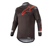 Alpinestars 3763019-13-M Men's Venture R Off-Road Motocross Jersey, Black/Red, Medium