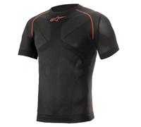 Alpinestars 4280-0301-05 Ride Tech V2 Short Sleeve Summer Top Md-Lg Black/Red