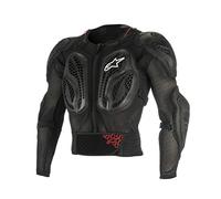 Alpinestars 6506818-13-M Men's Bionic Action Motorcycle Protection Jacket, Black/Red, Medium