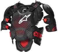 Alpinestars 6700523-1431-XXL A-10 V2 Roost Guard XL-2XL Anthracite/Black/Red