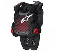 Alpinestars A-1 Men's MX Motocross Enduro Chest Protector (Anthracite/Black/Red)