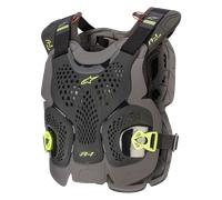 Alpinestars A-1 Plus Chest Protector Black/Anthracite/Yellow FluoXL/XXL Black,Anthracite,Yellow Fluo