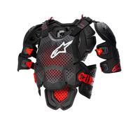 Alpinestars A-10 V2 Chest Protector, black-red, size M L for Men
