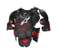 Alpinestars A-10 V2 Chest Protector, black-red, size XS S for Men