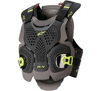 Alpinestars A-4 Max Chest Protector Black/Antracit/Fluo YellowXS/S Black,Antracit,Fluo Yellow