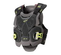 Alpinestars A-4 Max Chest Protection X Large/XX Large Black Anthracite Yellow Fluo