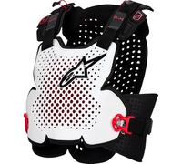Alpinestars A-4 Plasma Roost Guard - Black/Red/White - XL/2XL