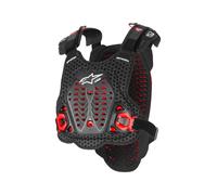 Alpinestars A-5 Plasma Chest Armor, black-red, size M L for Men