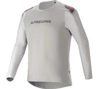 Alpinestars A-Aria Polartec Switch Long Sleeve Bicycle Jersey, light grey/dark grey, size S
