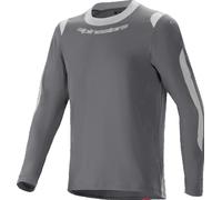 Alpinestars A-Dura Dri Wool Long Sleeve Bicycle Jersey, dark grey, size M