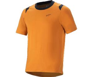 Alpinestars A-Dura Dri Wool Short Sleeve Bicycle Jersey, Gold, size S