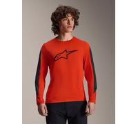 Alpinestars Bicycle A-dura Inset Astar Long Sleeve Enduro Jersey Orange XL Man