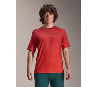 Alpinestars Bicycle A-dura Rise Short Sleeve Enduro Jersey Red S Men S Brilliant Orange