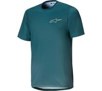 Alpinestars Bicycle A-dura Rise Short Sleeve Enduro Jersey Green 11-12 Years Kids 11-12 Years Silver / Pine