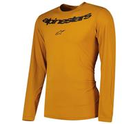 Alpinestars A-dura Rocker Long Sleeve Jersey Yellow L Men L Dark Gold